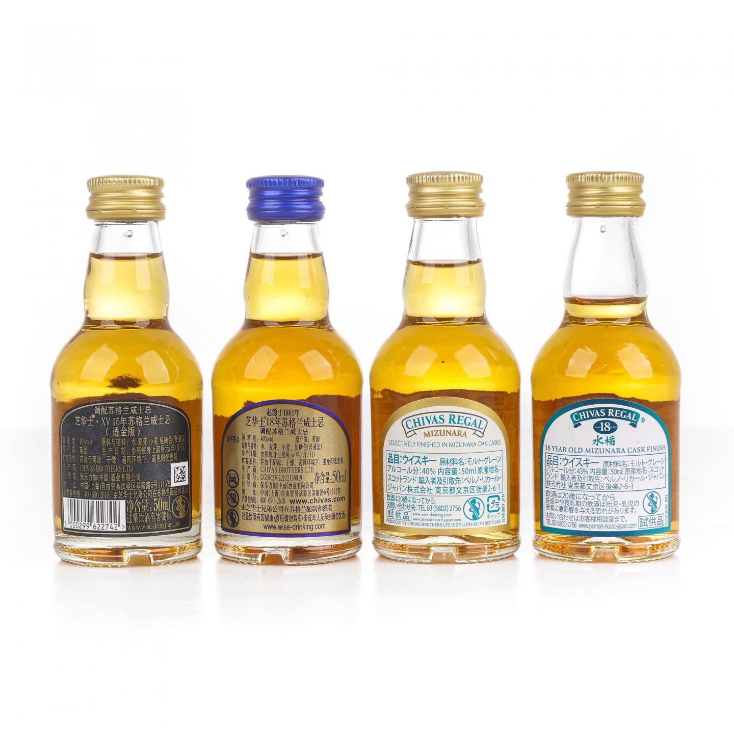 【酒版】芝华士 12/15/18年 50ml*4