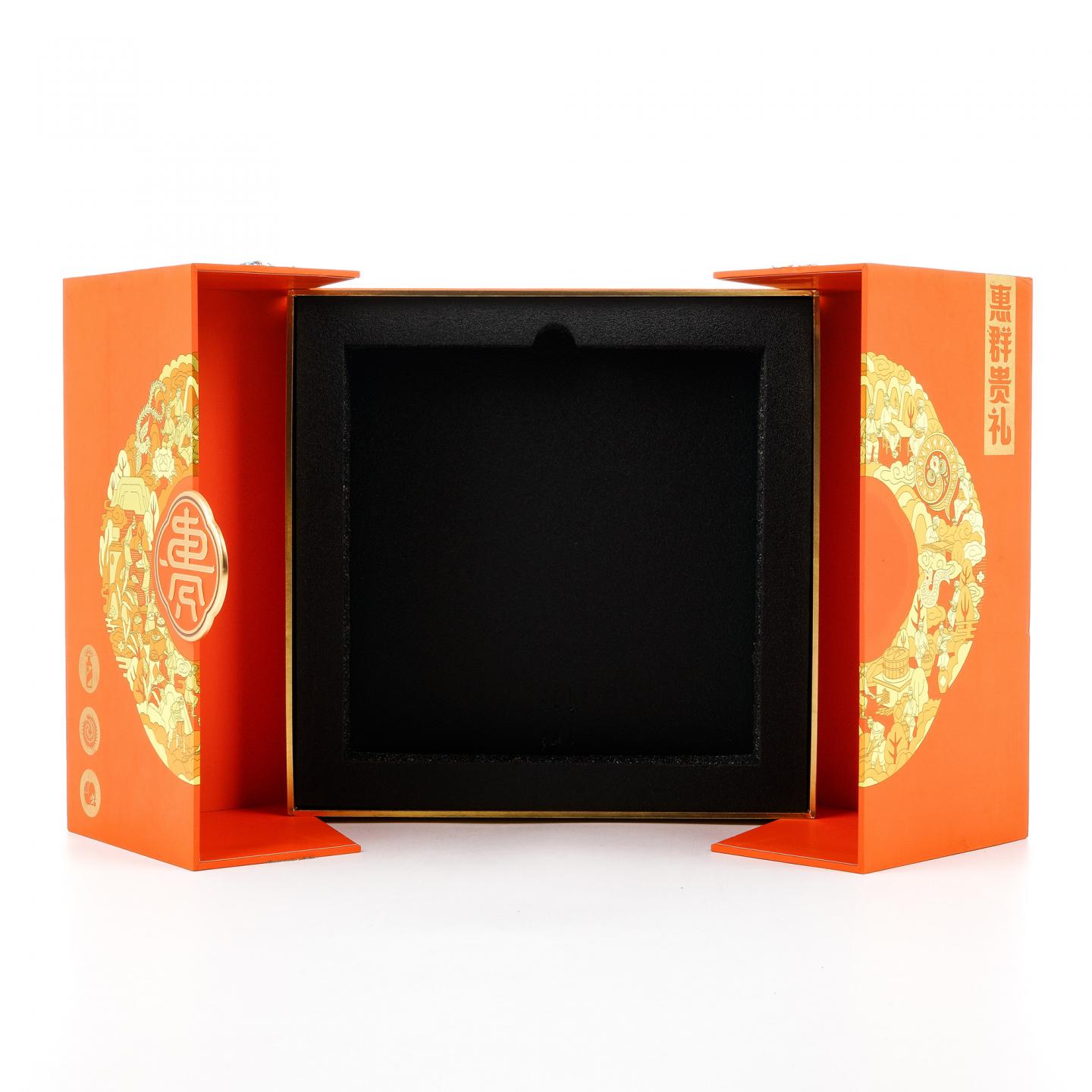 茅台·2022年 惠群贵礼 苗族刺绣套装 100ml*2