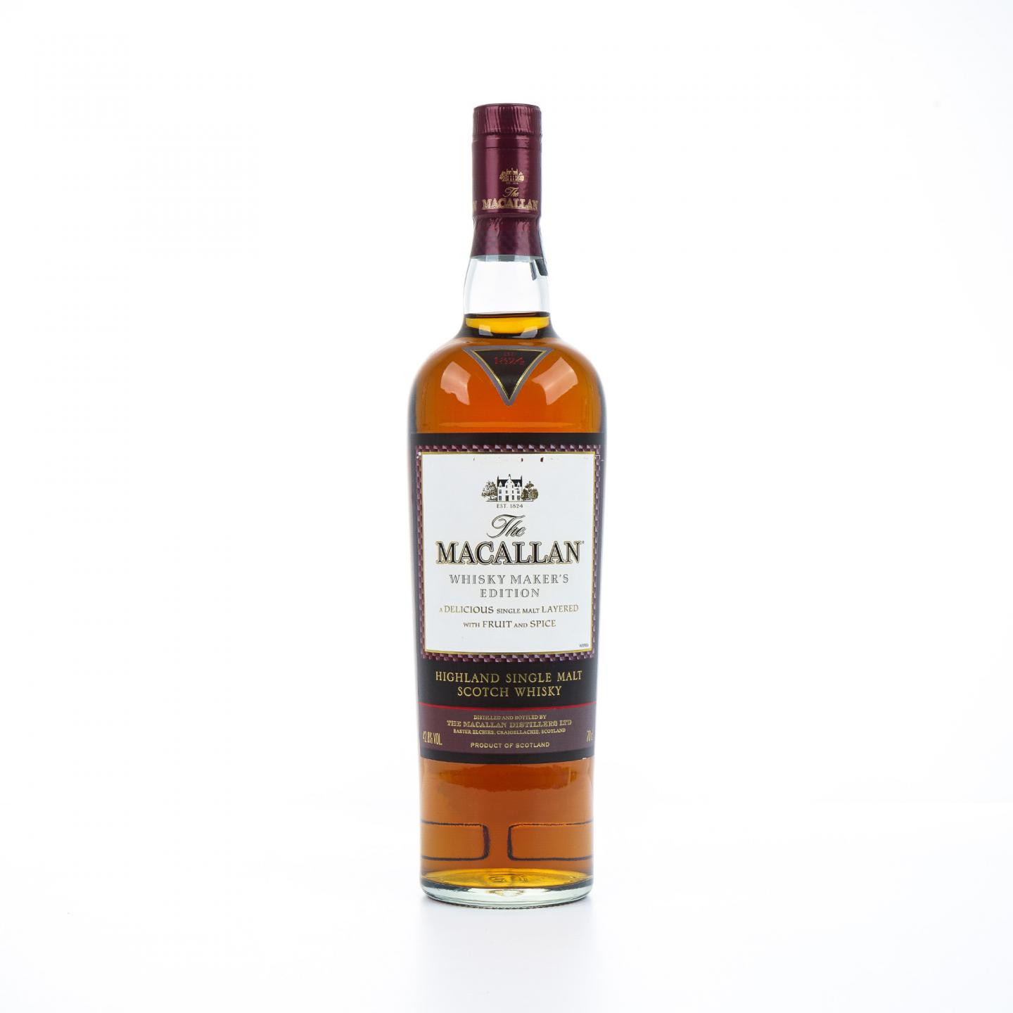 麦卡伦 1824系列 Whisky Maker's Edition 方盒