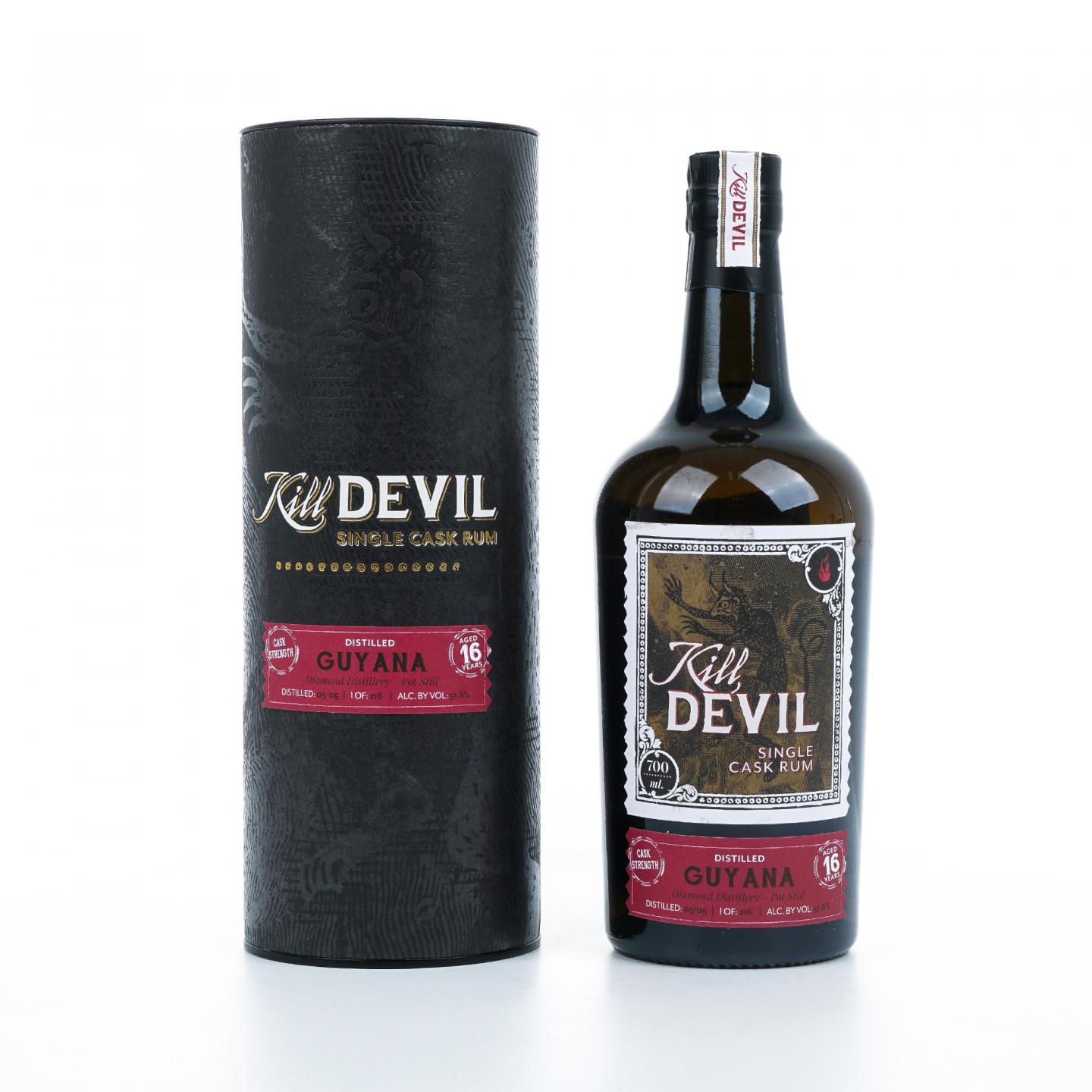 Guyana 钻石 16年 2005 Kill Devil 单桶朗姆酒 桶强