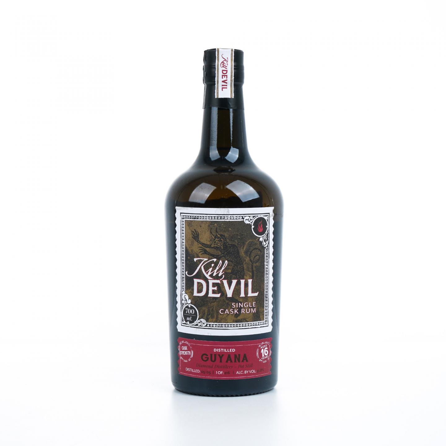 Guyana 钻石 16年 2005 Kill Devil 单桶朗姆酒 桶强