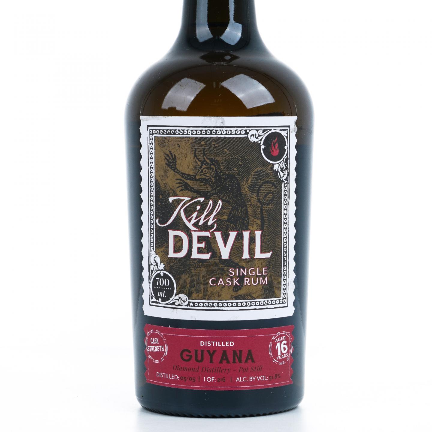 Guyana 钻石 16年 2005 Kill Devil 单桶朗姆酒 桶强