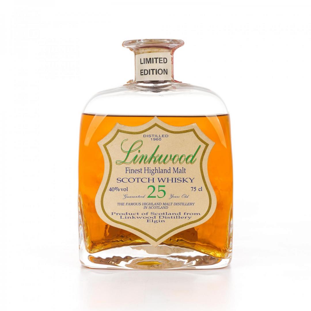 【古典水晶】林克伍德1960 25年爱丁顿水晶瓶单一麦芽威士忌 40% 750ml