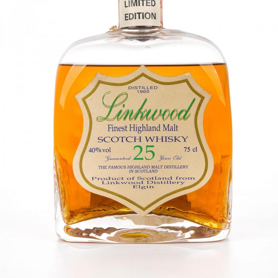 【古典水晶】林克伍德1960 25年爱丁顿水晶瓶单一麦芽威士忌 40% 750ml