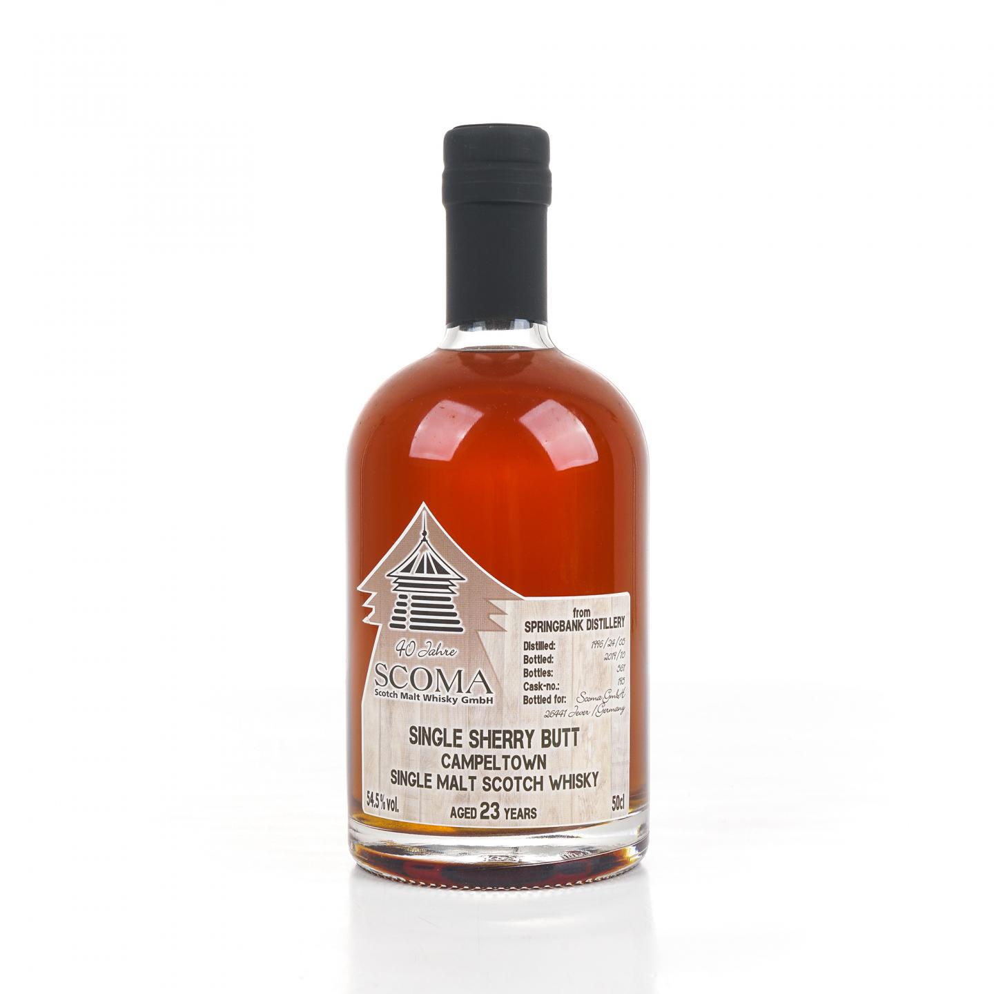 云顶 23年 1996-2019 SCOMA 雪莉单桶#195 500ml