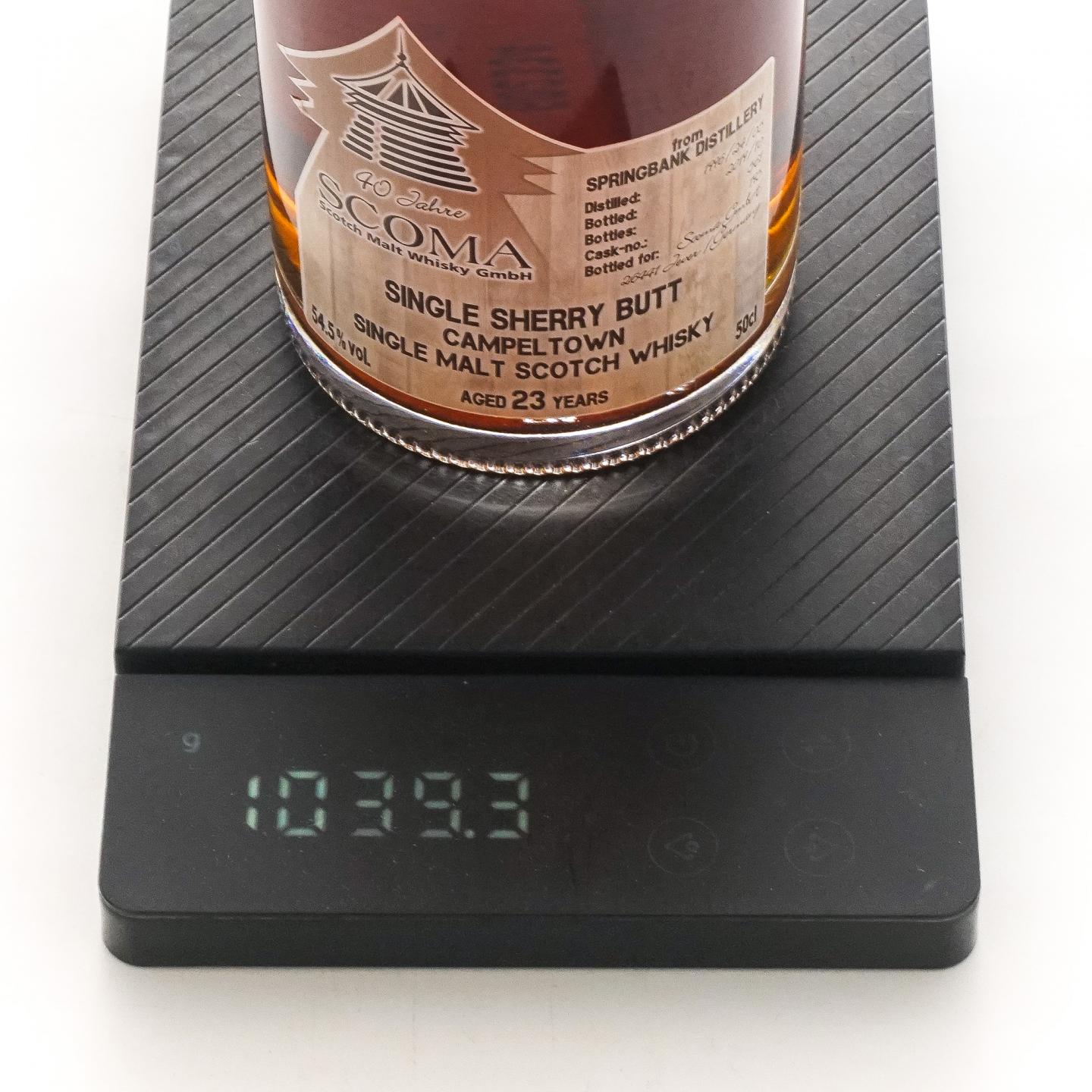 云顶 23年 1996-2019 SCOMA 雪莉单桶#195 500ml