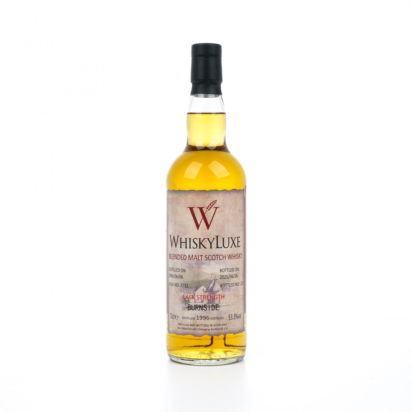 Burnside 1996-2025 百富汤匙桶#3732 Whiskyluxe 桶强