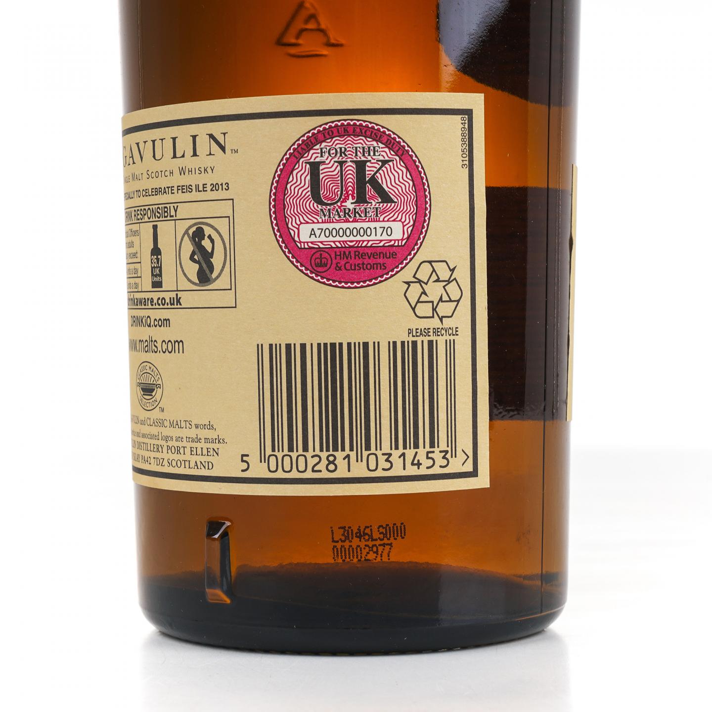 乐加维林 1995-2013 Feis Ile 2013 雪莉桶