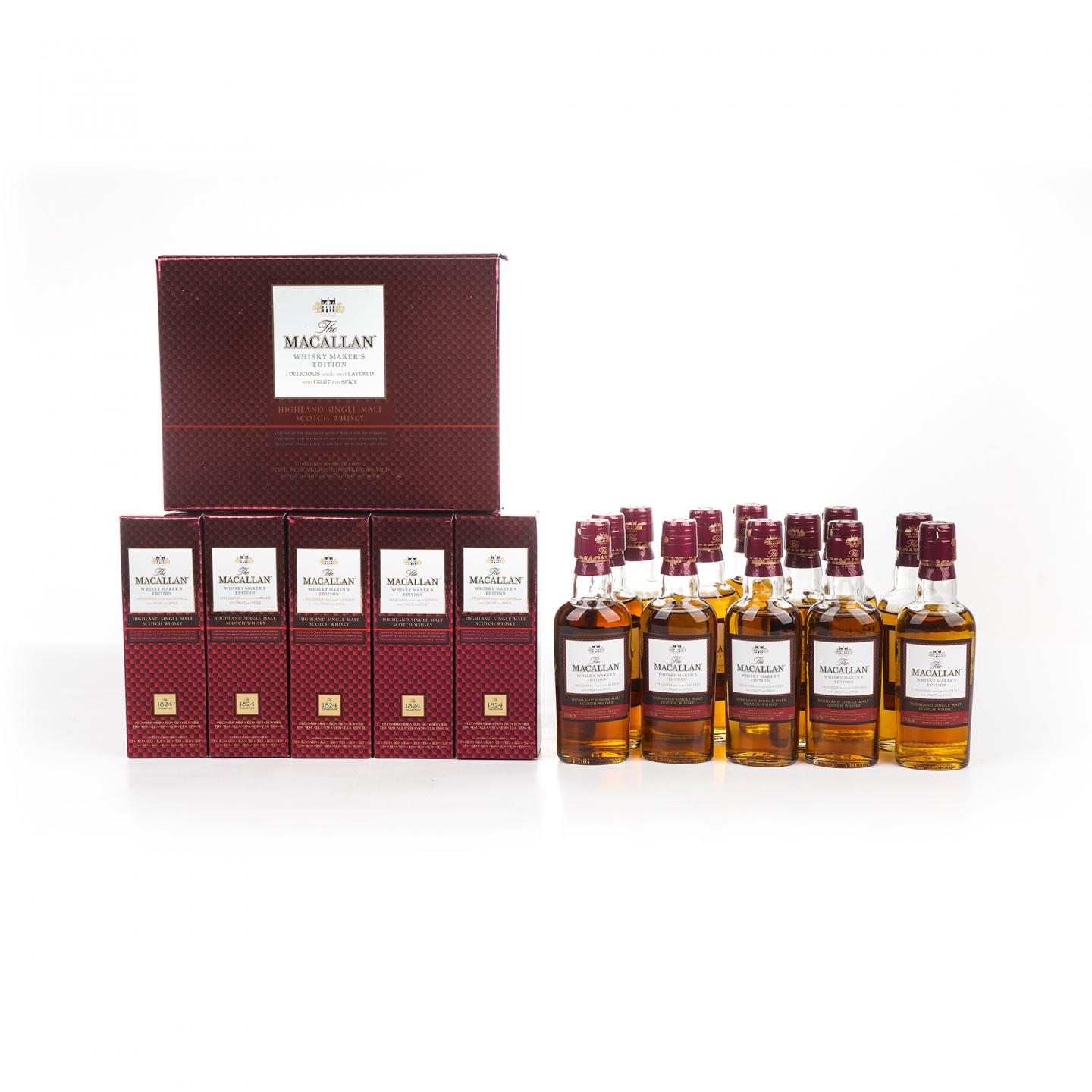 【酒版】麦卡伦 1824系列 Whisky Maker's Edition 12瓶组*50ML