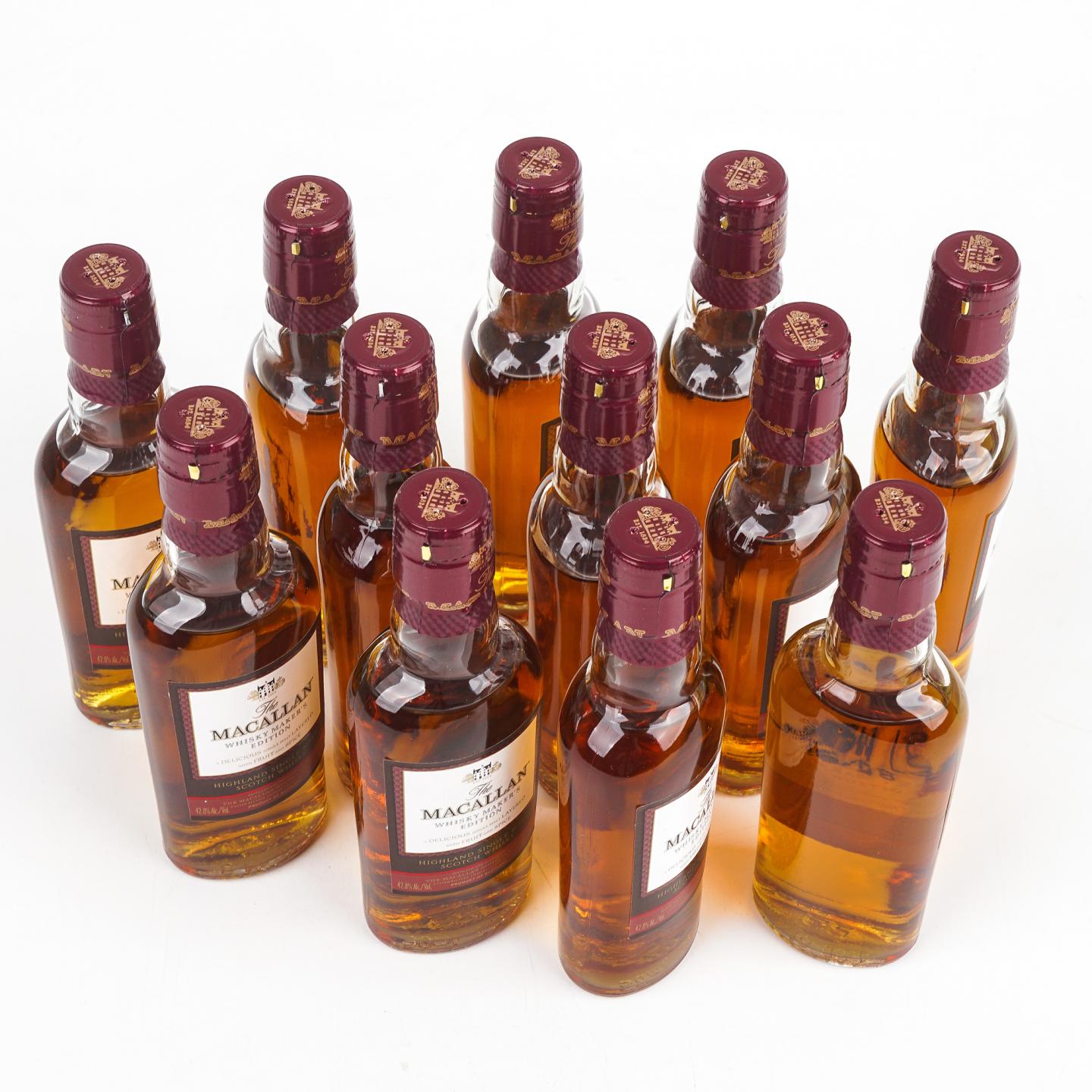 【酒版】麦卡伦 1824系列 Whisky Maker's Edition 12瓶组*50ML
