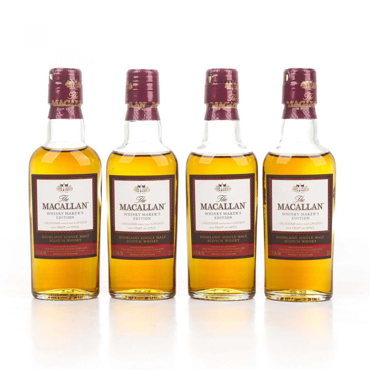 【酒版】麦卡伦 1824系列 Whisky Maker's Edition 12瓶组*50ML