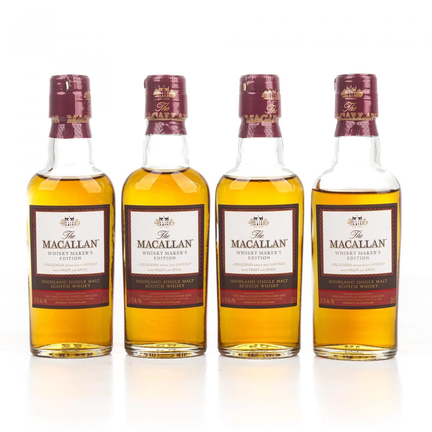 【酒版】麦卡伦 1824系列 Whisky Maker's Edition 12瓶组*50ML