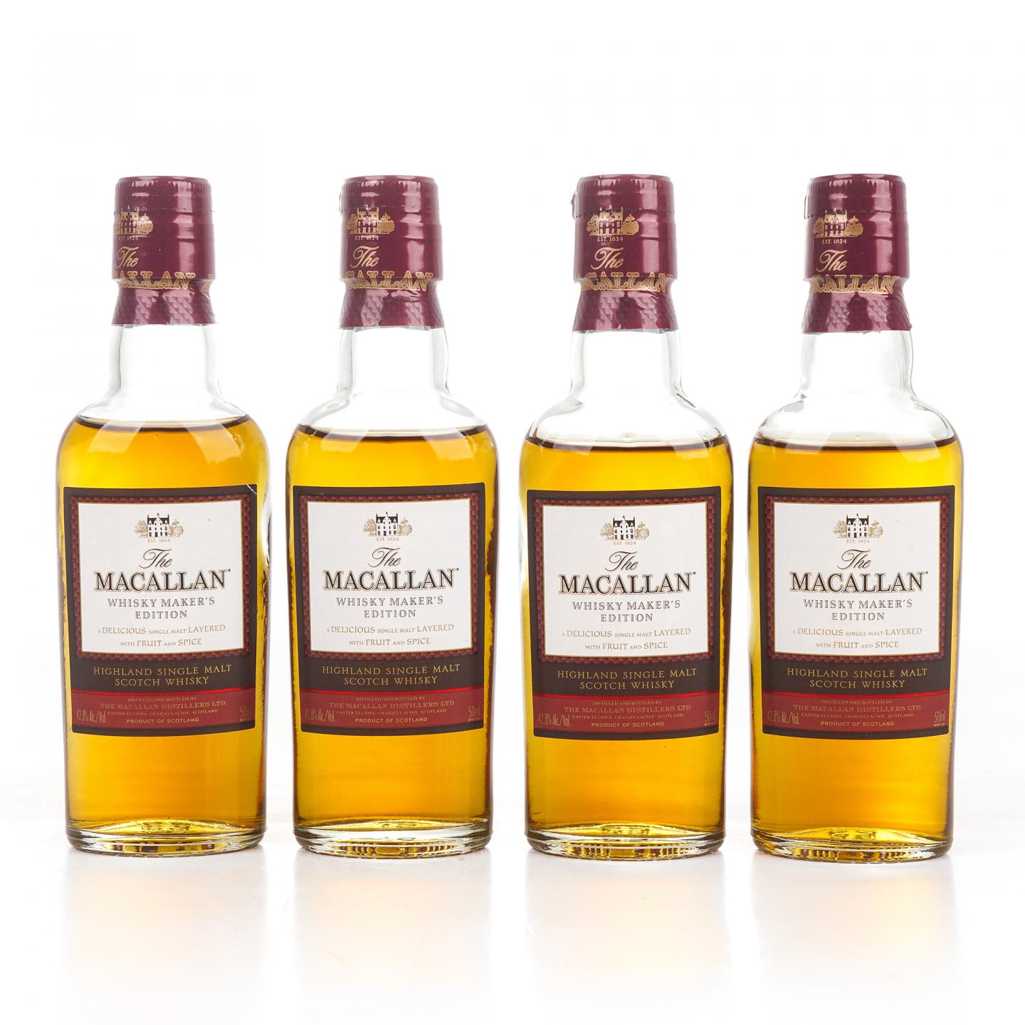 【酒版】麦卡伦 1824系列 Whisky Maker's Edition 12瓶组*50ML