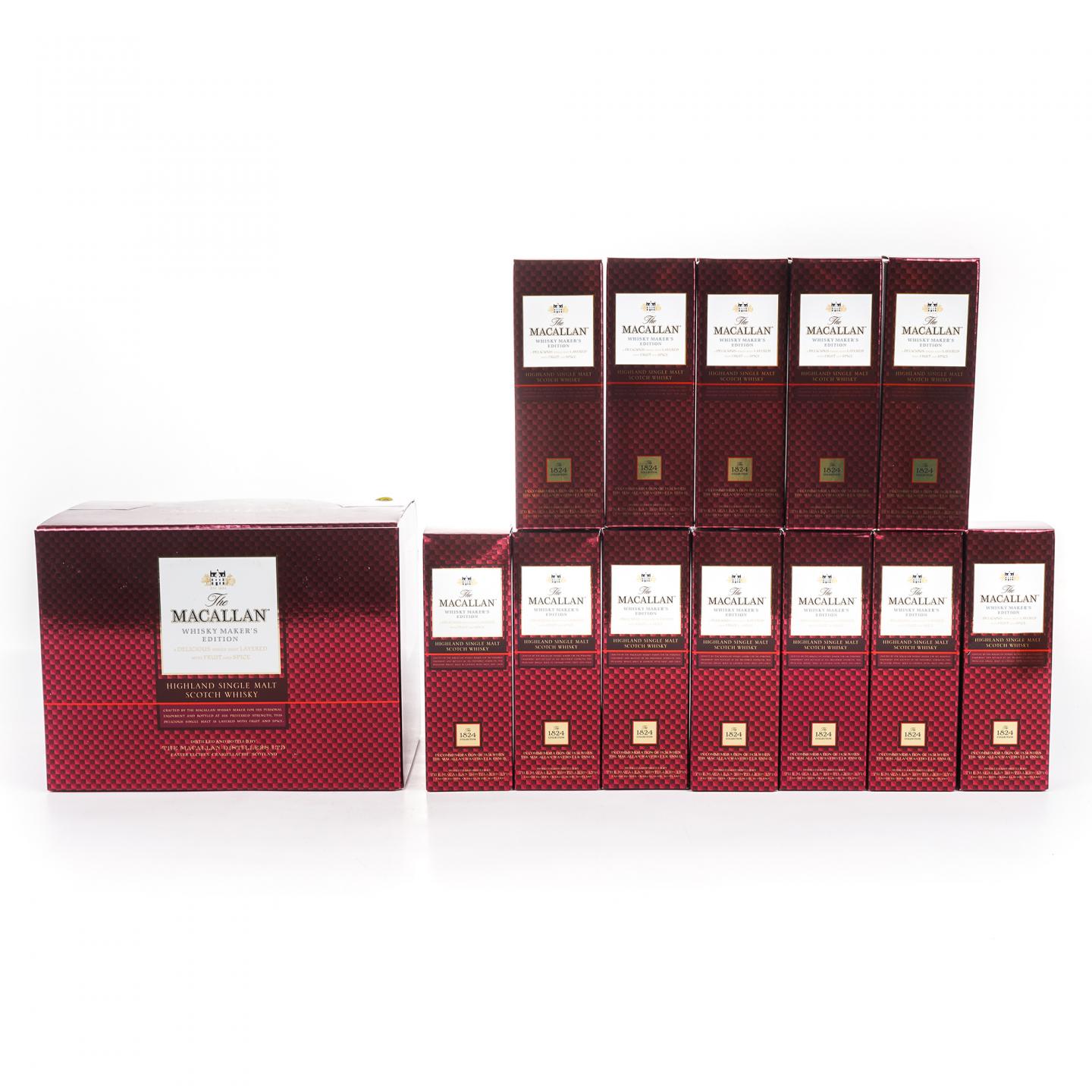 【酒版】麦卡伦 1824系列 Whisky Maker's Edition 12瓶组*50ML