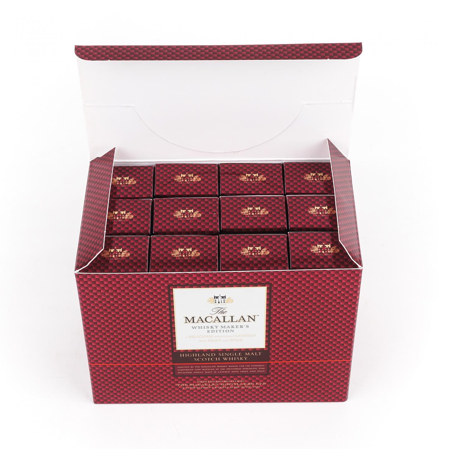 【酒版】麦卡伦 1824系列 Whisky Maker's Edition 12瓶组*50ML