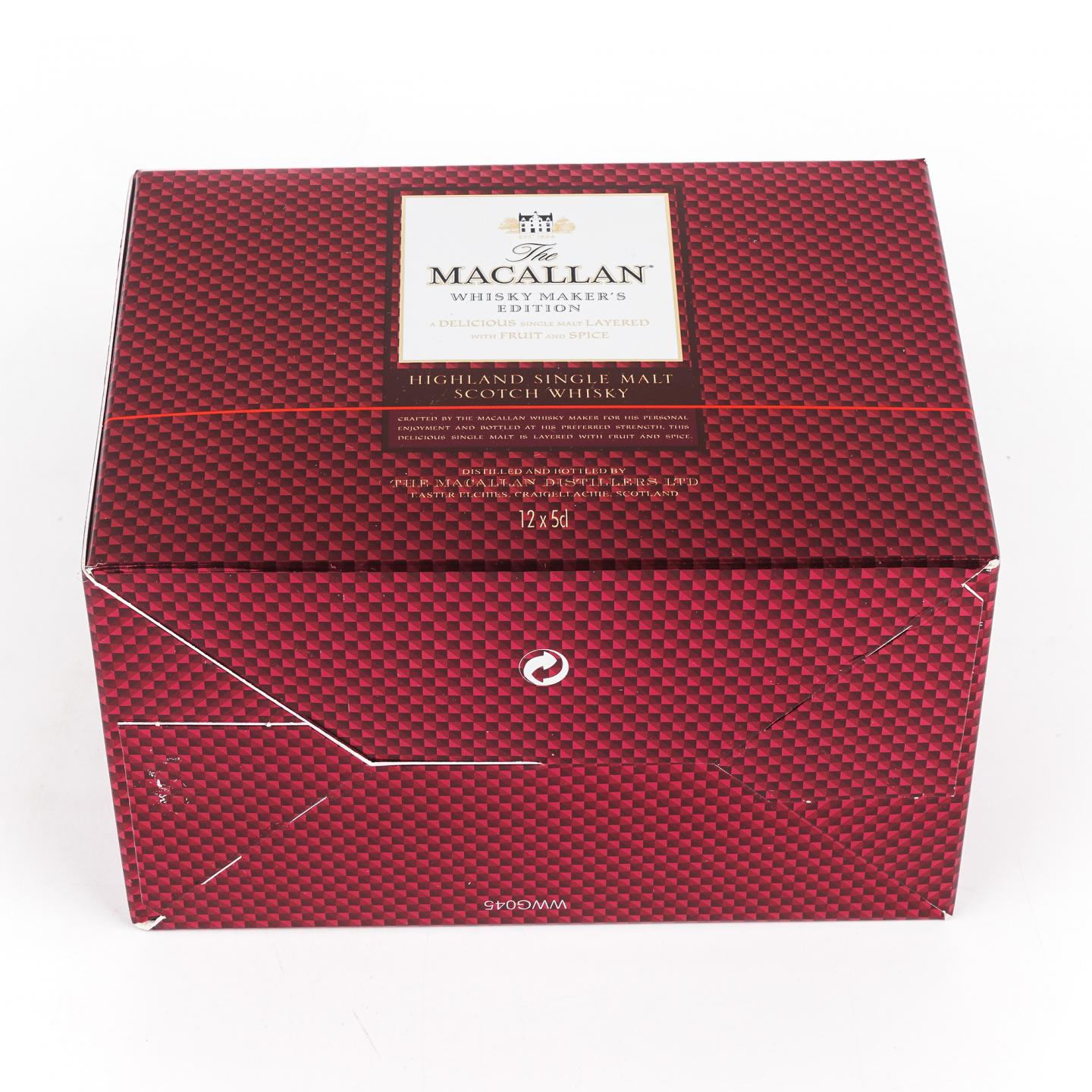 【酒版】麦卡伦 1824系列 Whisky Maker's Edition 12瓶组*50ML