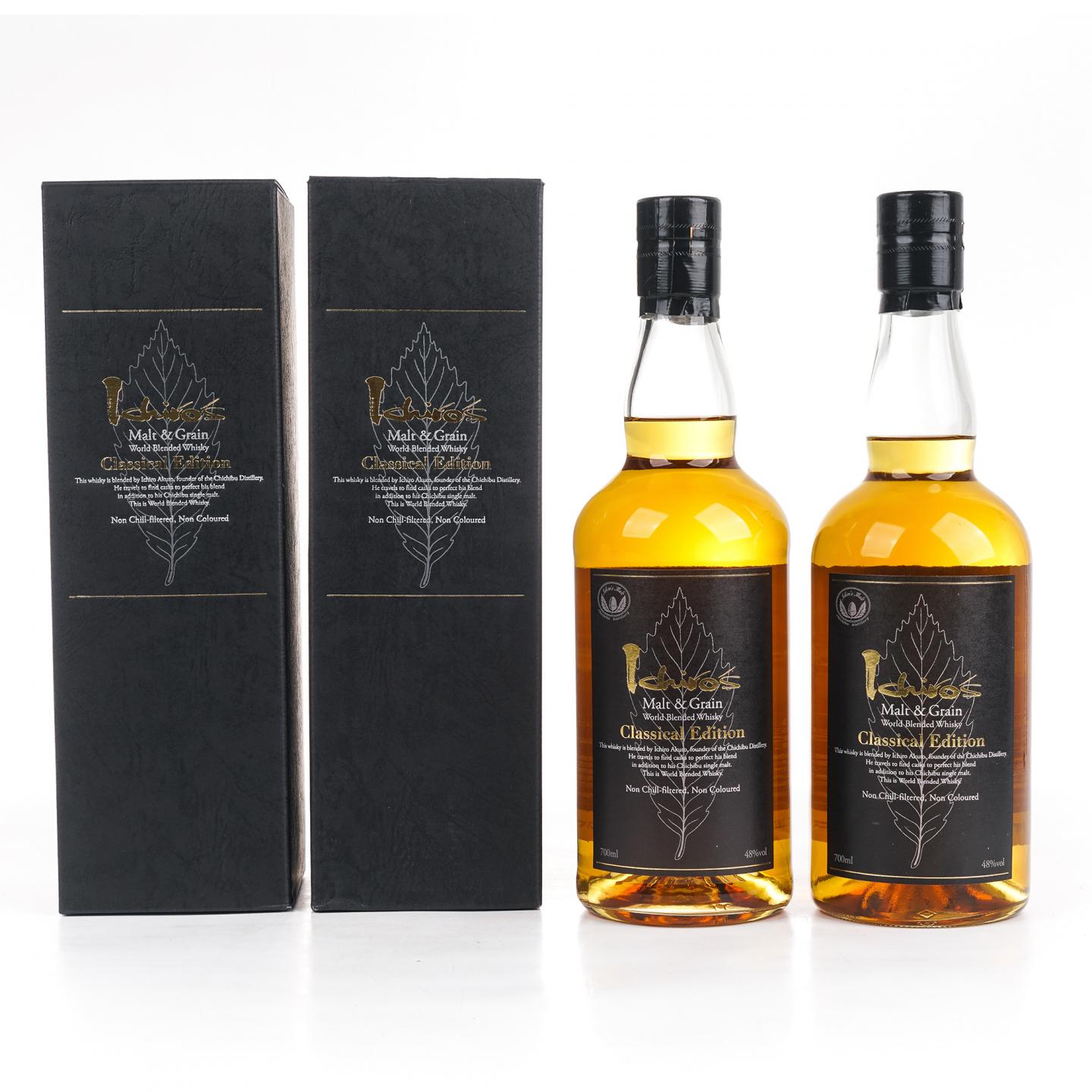 秩父 黑叶 Ichiro’s Malt & Grain Classical Edition 2支组