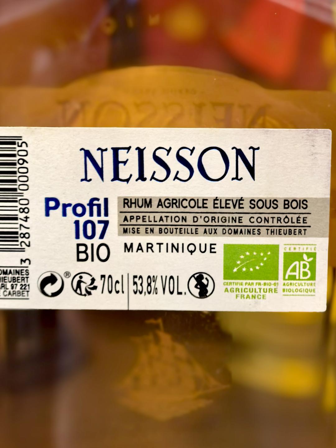 Neisson Profil 107Bio奈颂烤桶系列107有机甘蔗版 桶强 到付