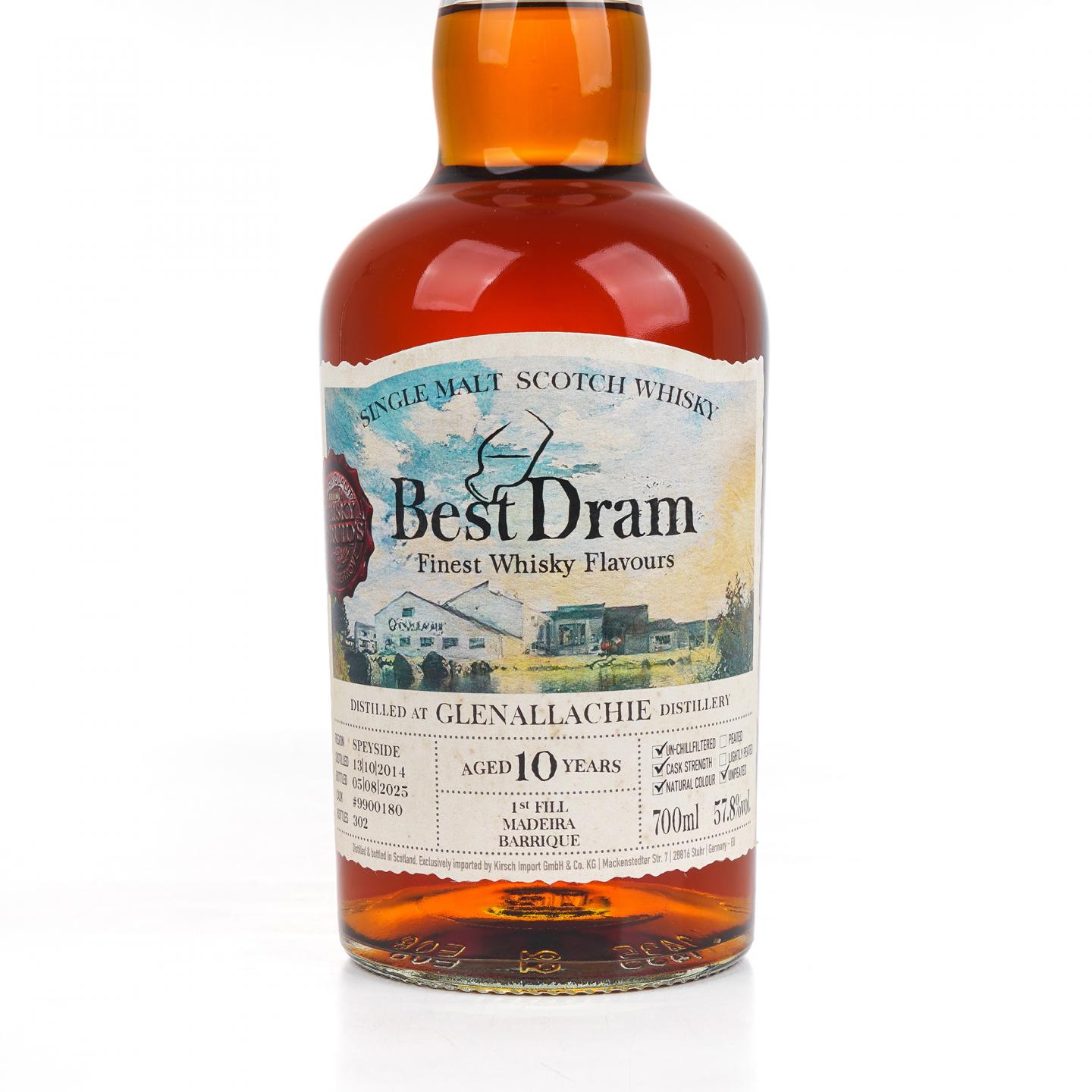 格兰纳里奇 10年 2014-2025 马德拉桶#9900180 Best Dram 桶强