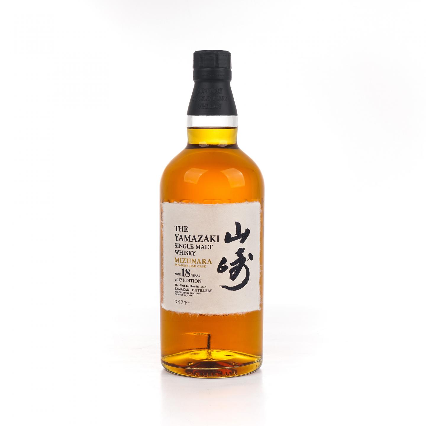 山崎 18年 水楢桶 2017 Edition 木礼盒