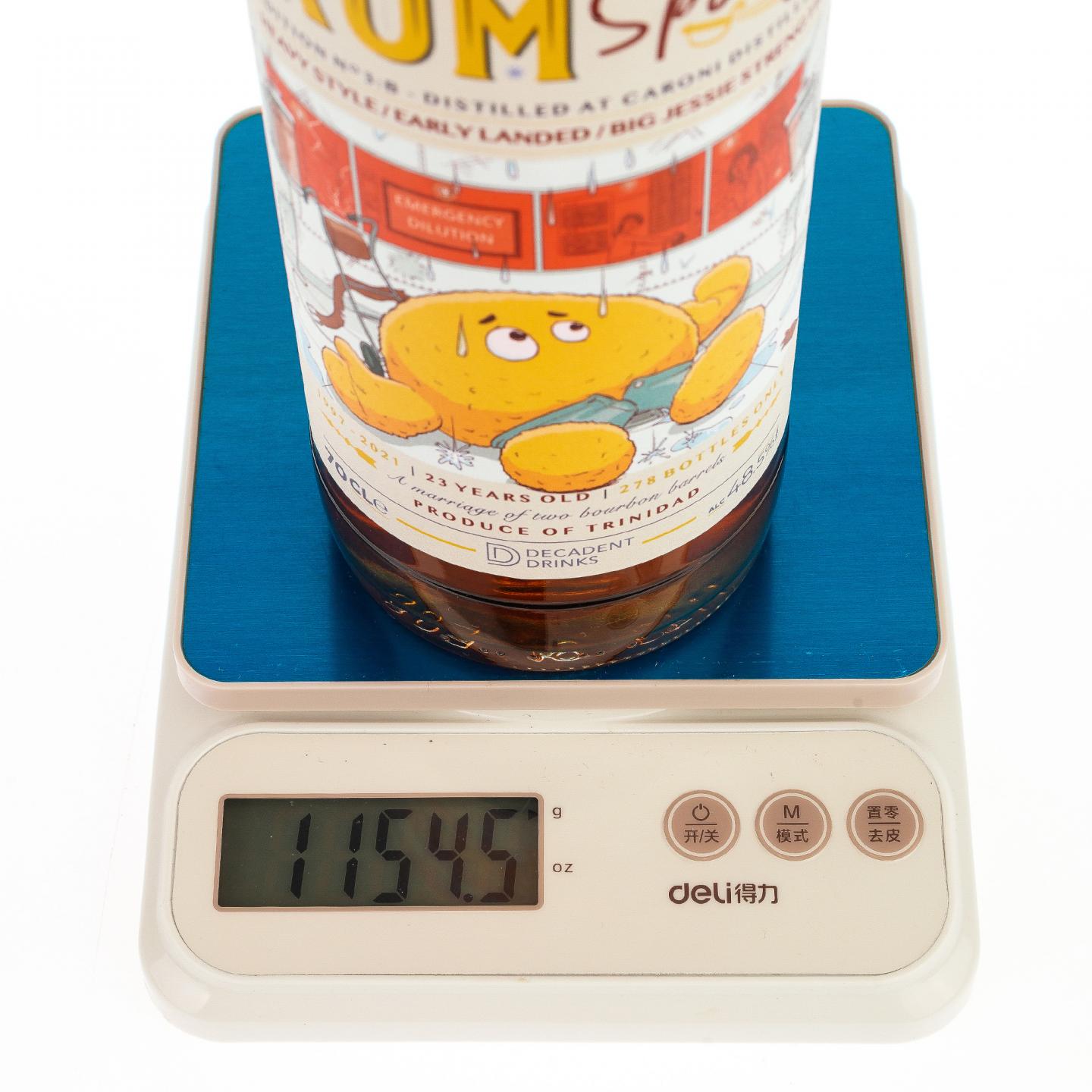 【朗姆酒】卡罗尼 23年 1997 3B Rum Sponge