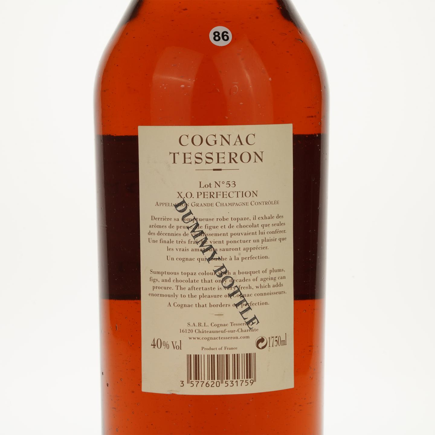 【白兰地】太师龙干邑 1750ml Tesseron Lot No°53 X.O. Perfection Cognac Grande Champagne NV
