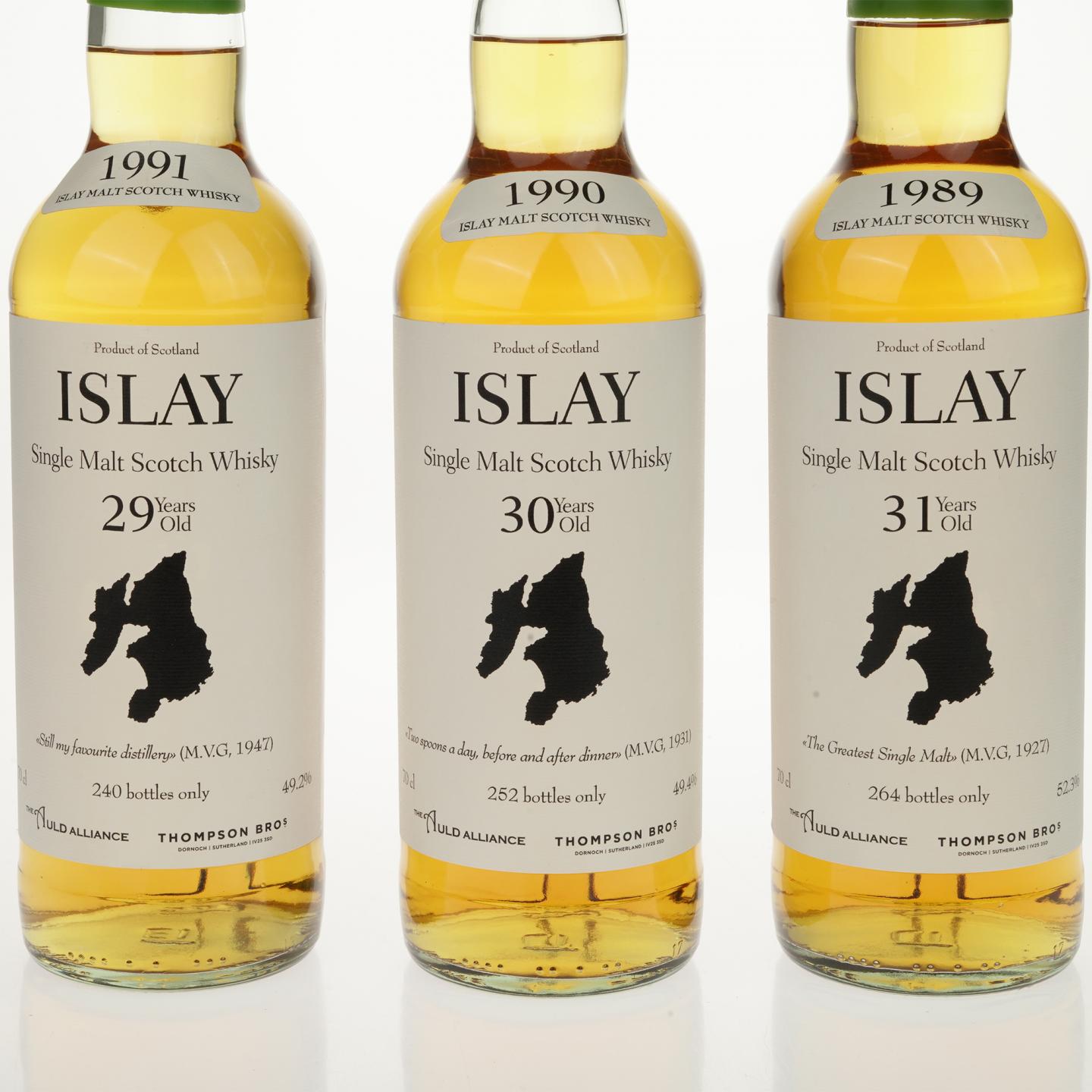 【威士忌】Islay(拉弗格) 29/30/31年 3支组 PST