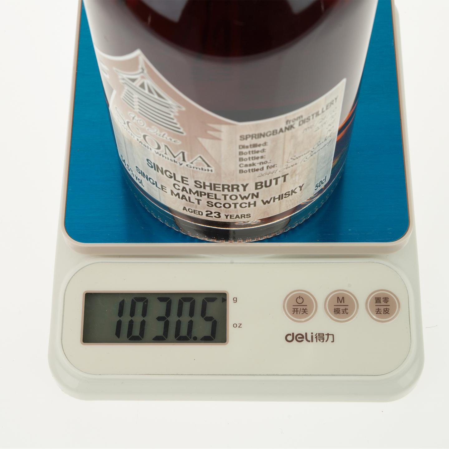 【威士忌】云顶 23年 1996-2019 23年 GS 单桶#195 500ml