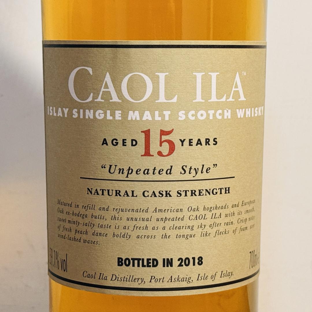 Caol lla 卡尔里拉15年 SR 2018 行货700ml 59.1%