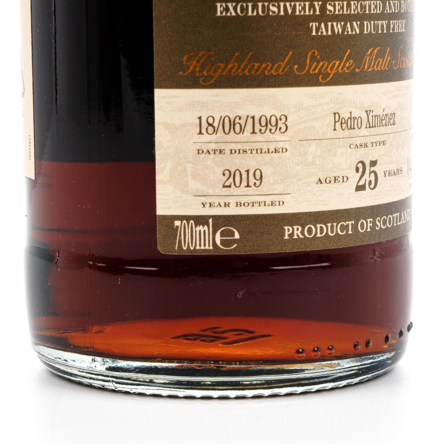 格兰多纳 25年 1993-2019 PX雪莉桶#6852 700ml