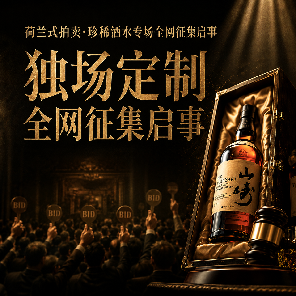 独场定制 | 荷兰式拍卖·珍稀酒水专场 全网征集启事