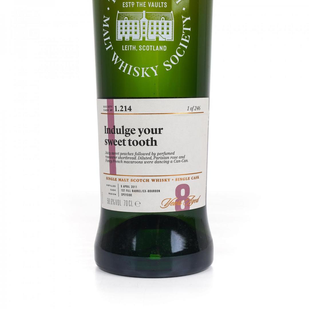 【老版协会】SMWS 1.214 格兰花格2011–2019 8年波本桶单桶单一麦芽威士忌 58.6% 700ml