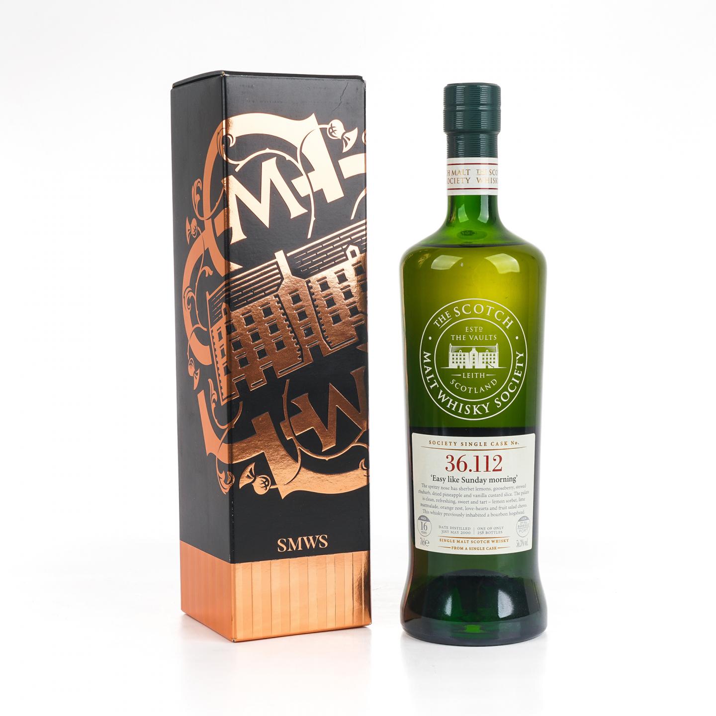 SMWS 36.112 本利林 16年 2000 单桶