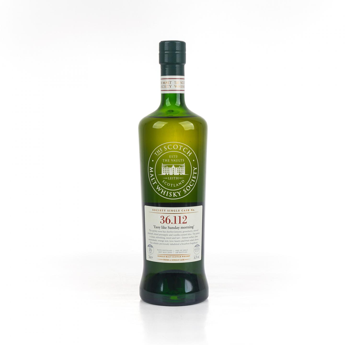 SMWS 36.112 本利林 16年 2000 单桶