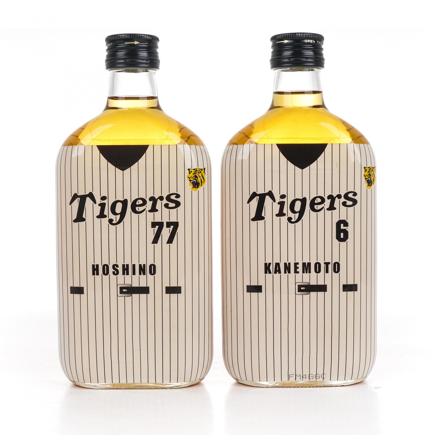 轻井泽 阪神虎队2003夺冠纪念 6/14/77号球员 4瓶组*360ml