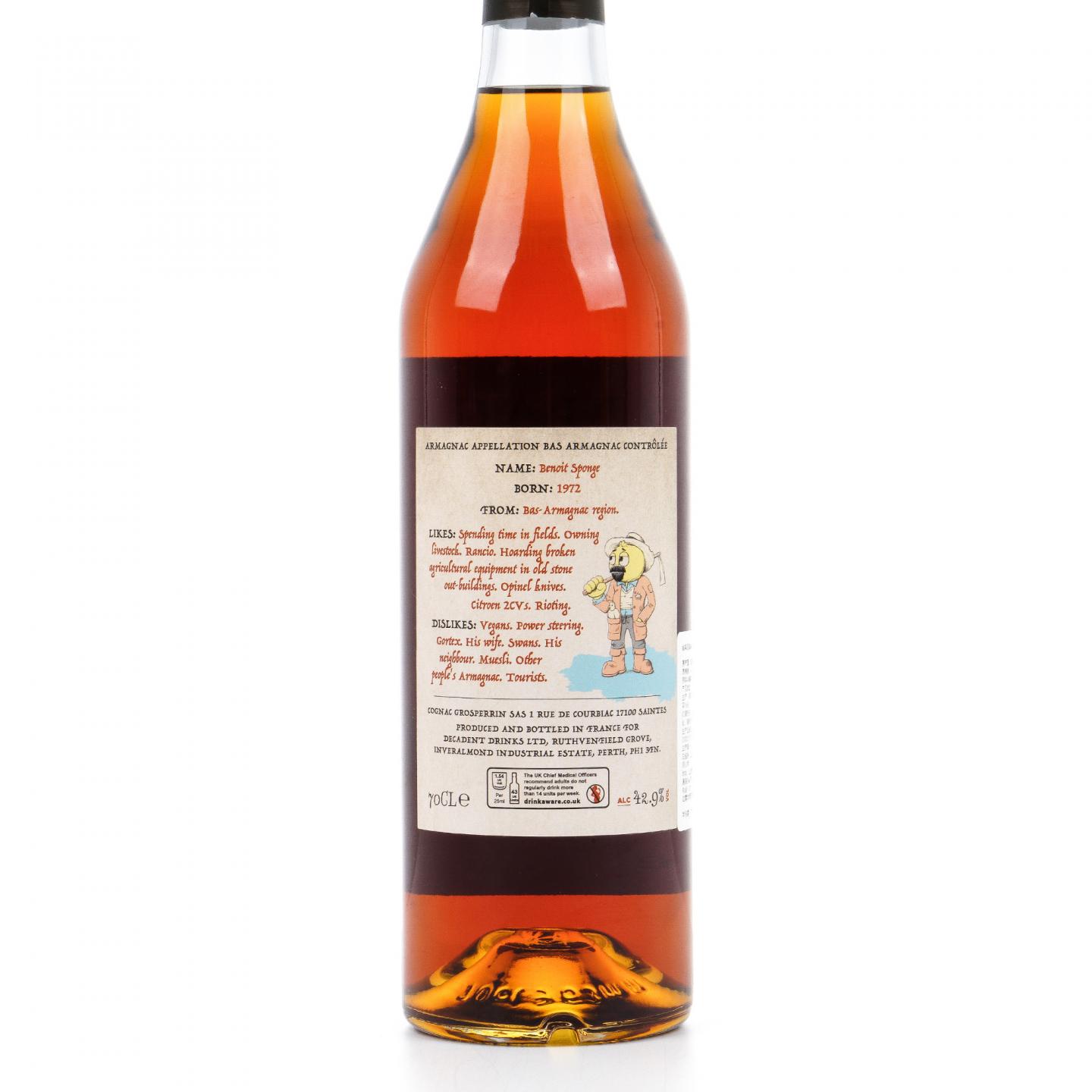 雅文邑海绵 49年 1972-2022 Armagnac Sponge edition no.2