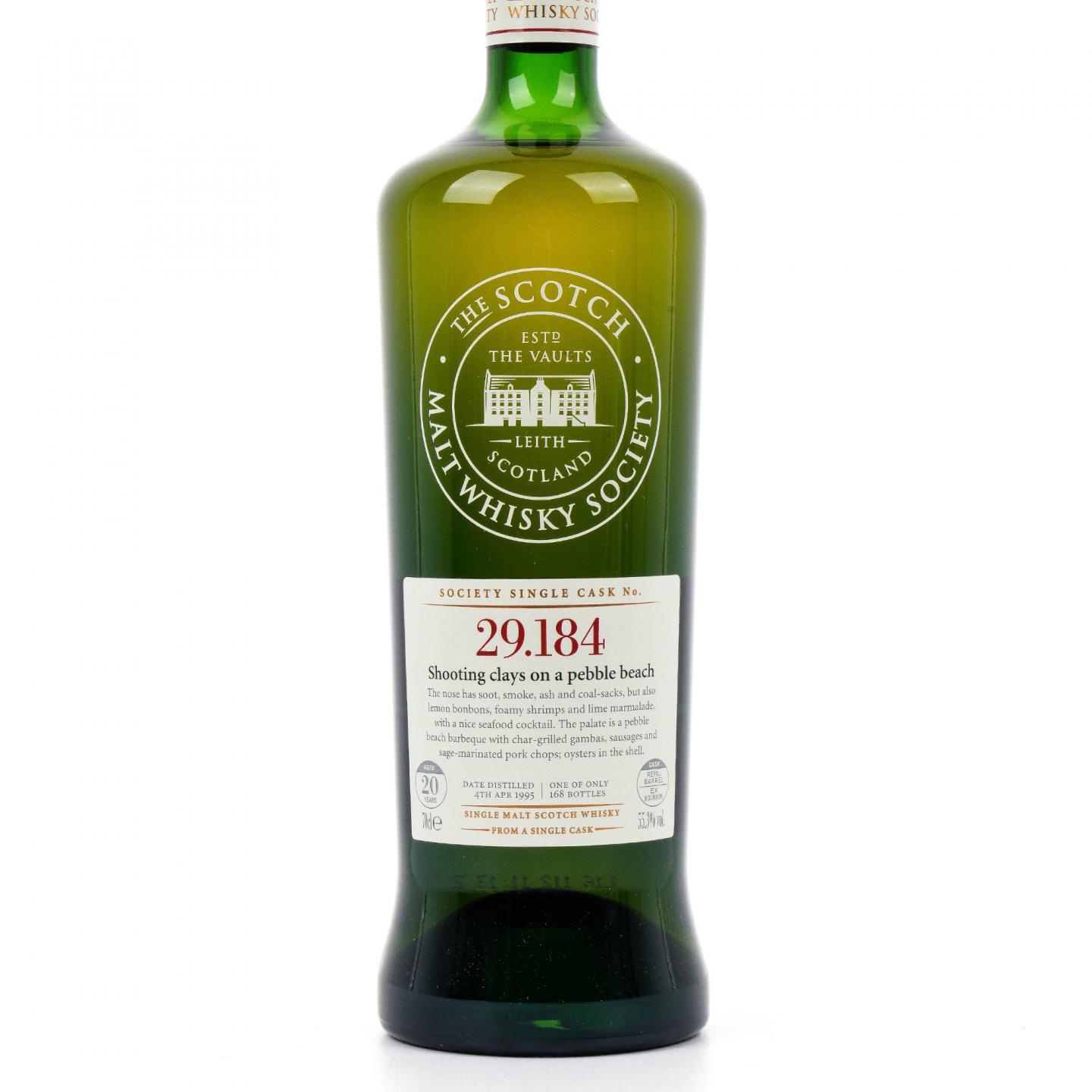SMWS 29.184 Laphroaig 拉弗格 20年 1995