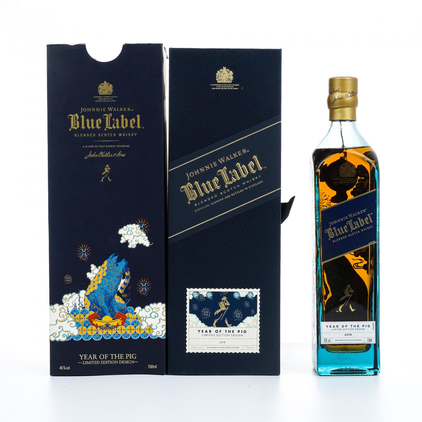 尊尼获加 蓝牌 2019 猪年特别版 750ml