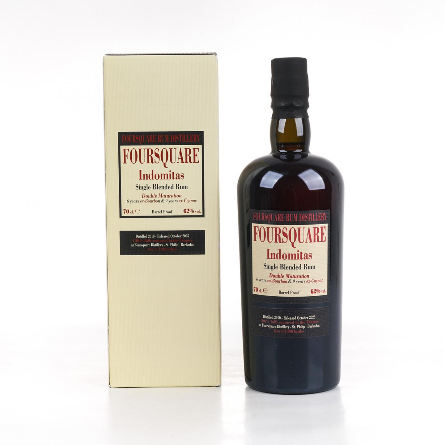 Foursquare 2010-2025 Indomitas 单桶调和朗姆酒