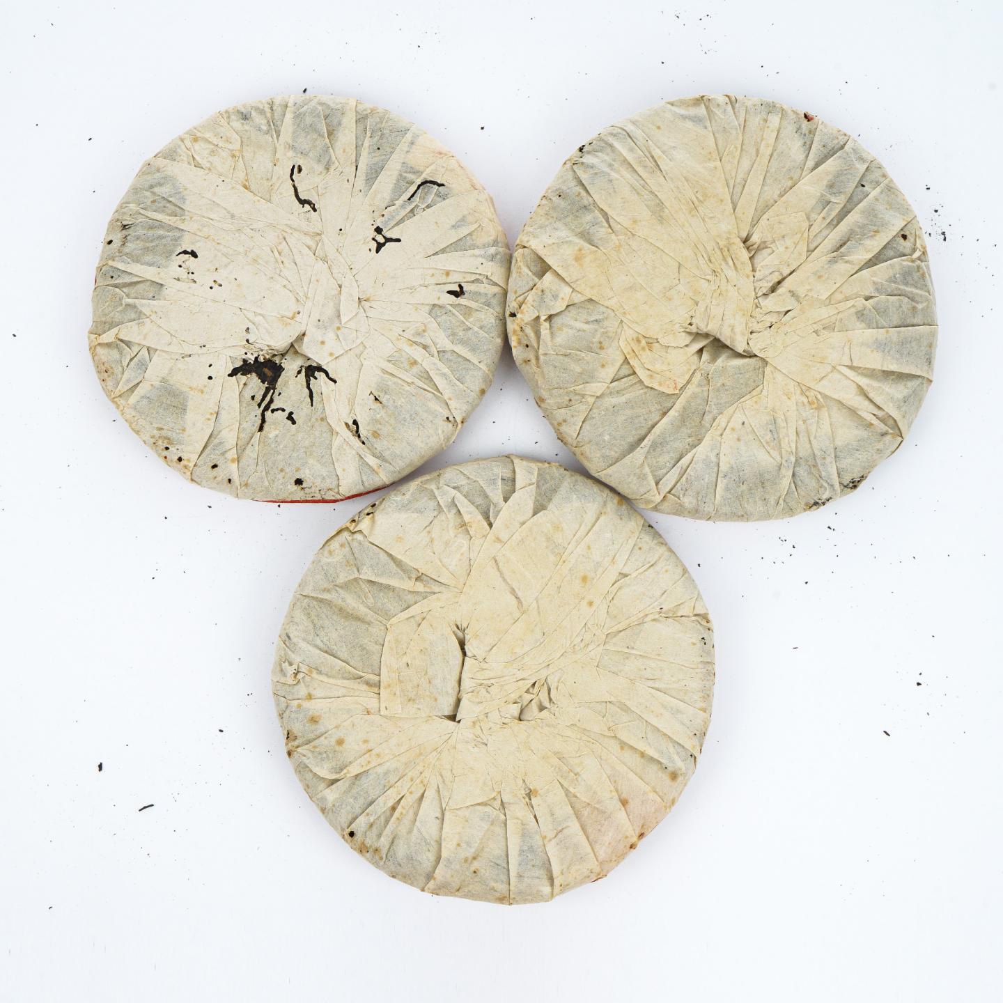 2004年 下关茶厂 七子饼茶 松鹤泡饼 1捆7饼*350g 干仓