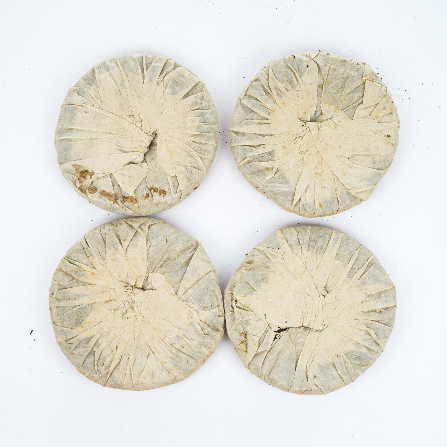 2004年 下关茶厂 七子饼茶 松鹤泡饼 1捆7饼*350g 干仓