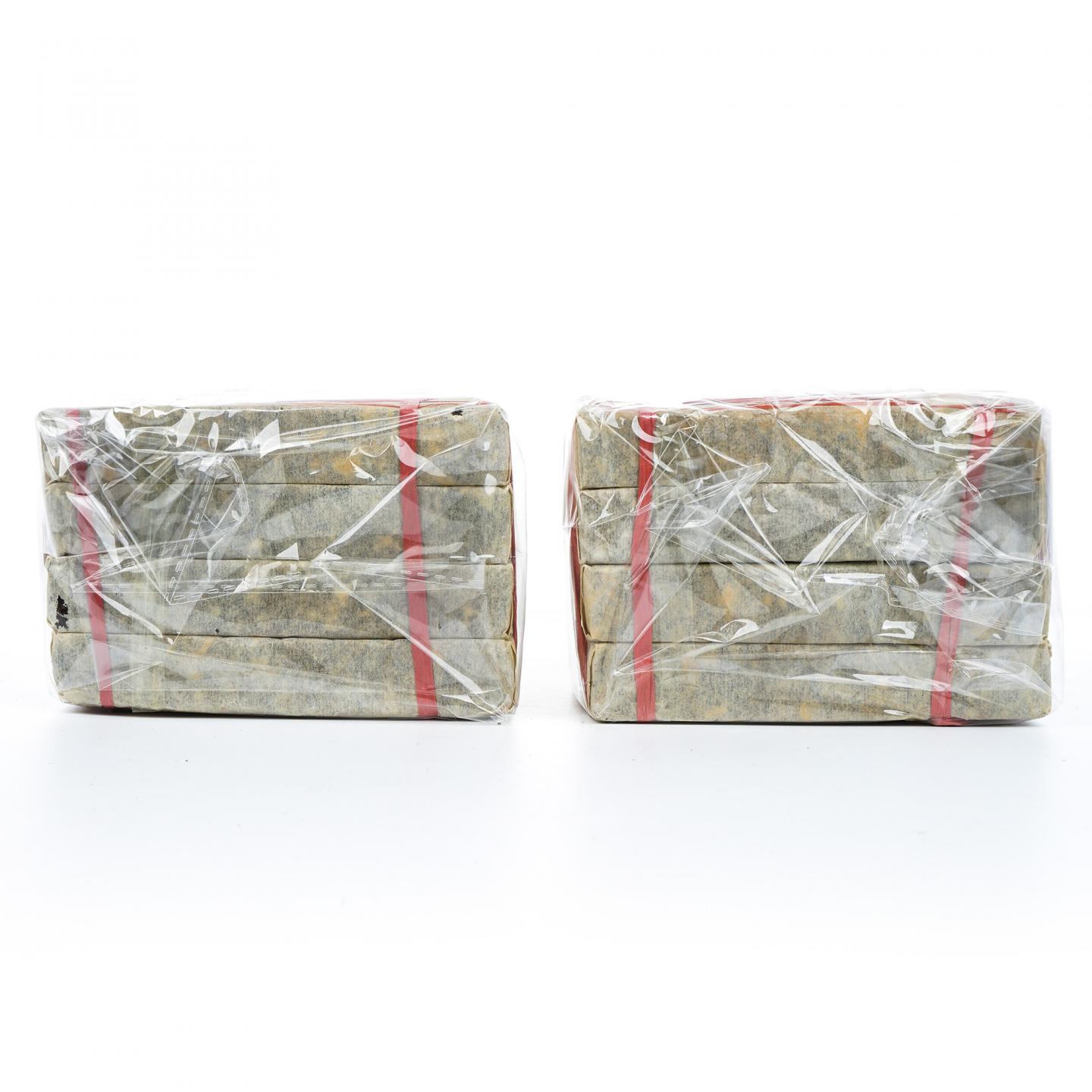 2000年 古翰堂 宫廷普洱茶砖 12砖*约250g 干仓
