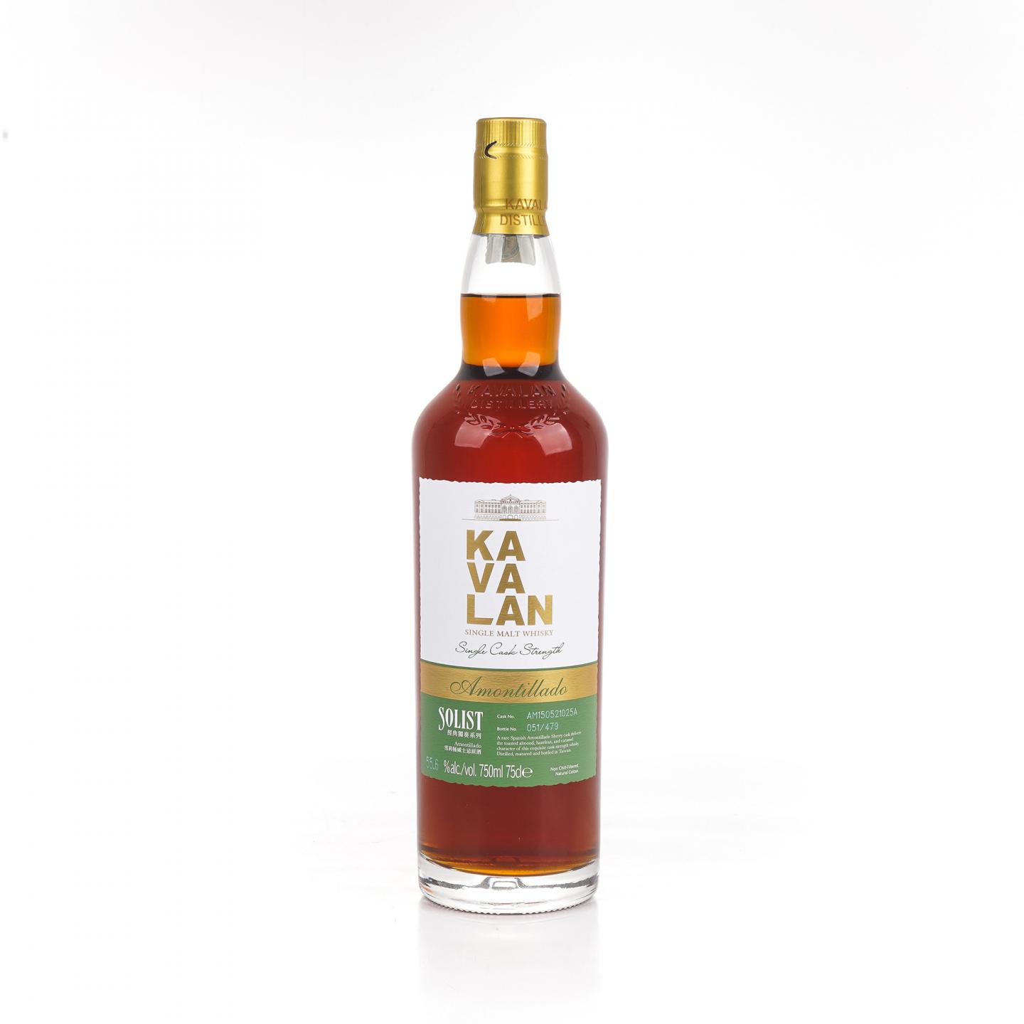 噶玛兰 2015 经典独奏 Amontillado 雪莉单桶#AM150521025A 750ml
