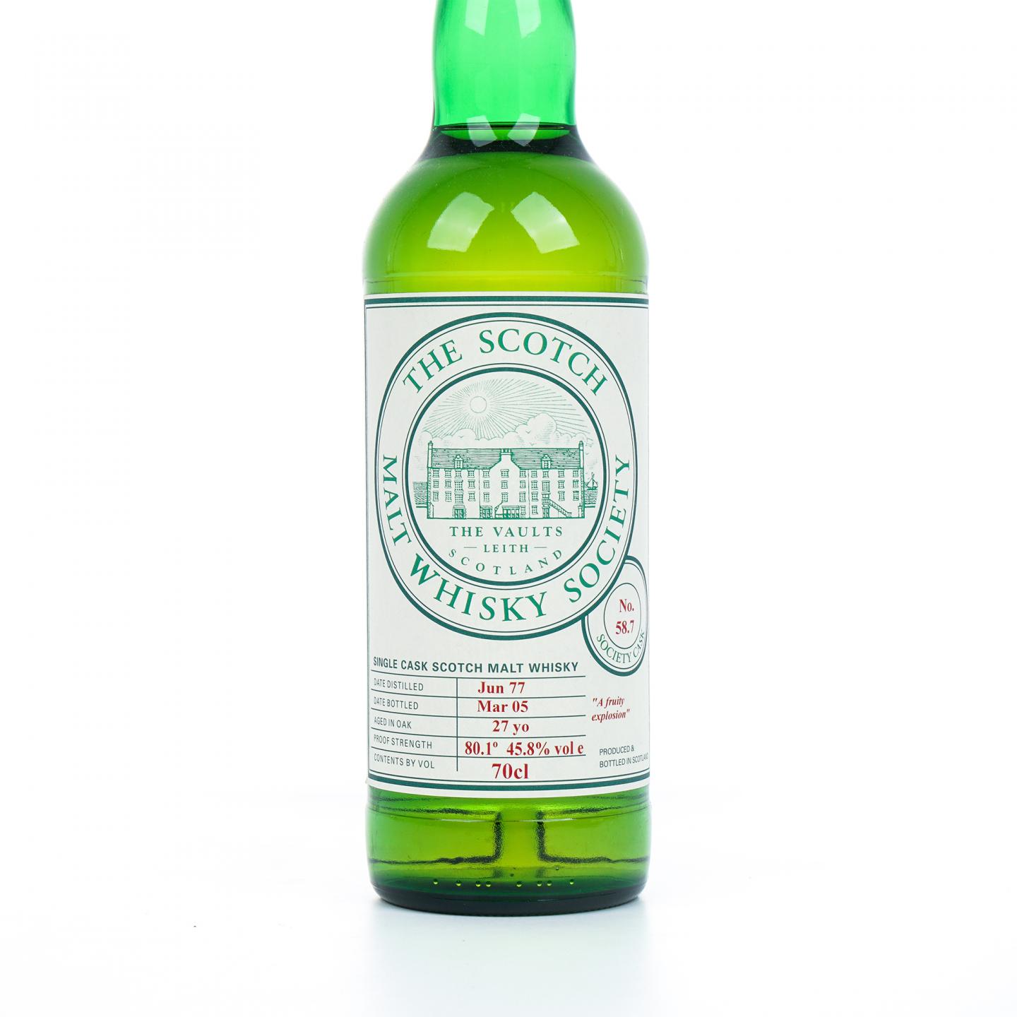 SMWS 58.7 Strathisla 27年 1977-2005