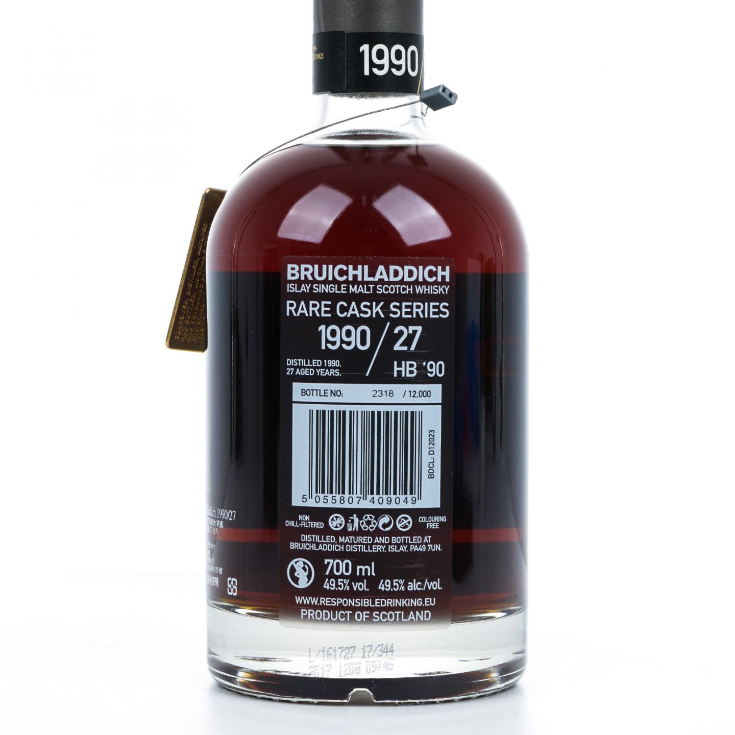 布赫拉迪 27年 1990-2017 Rare Cask