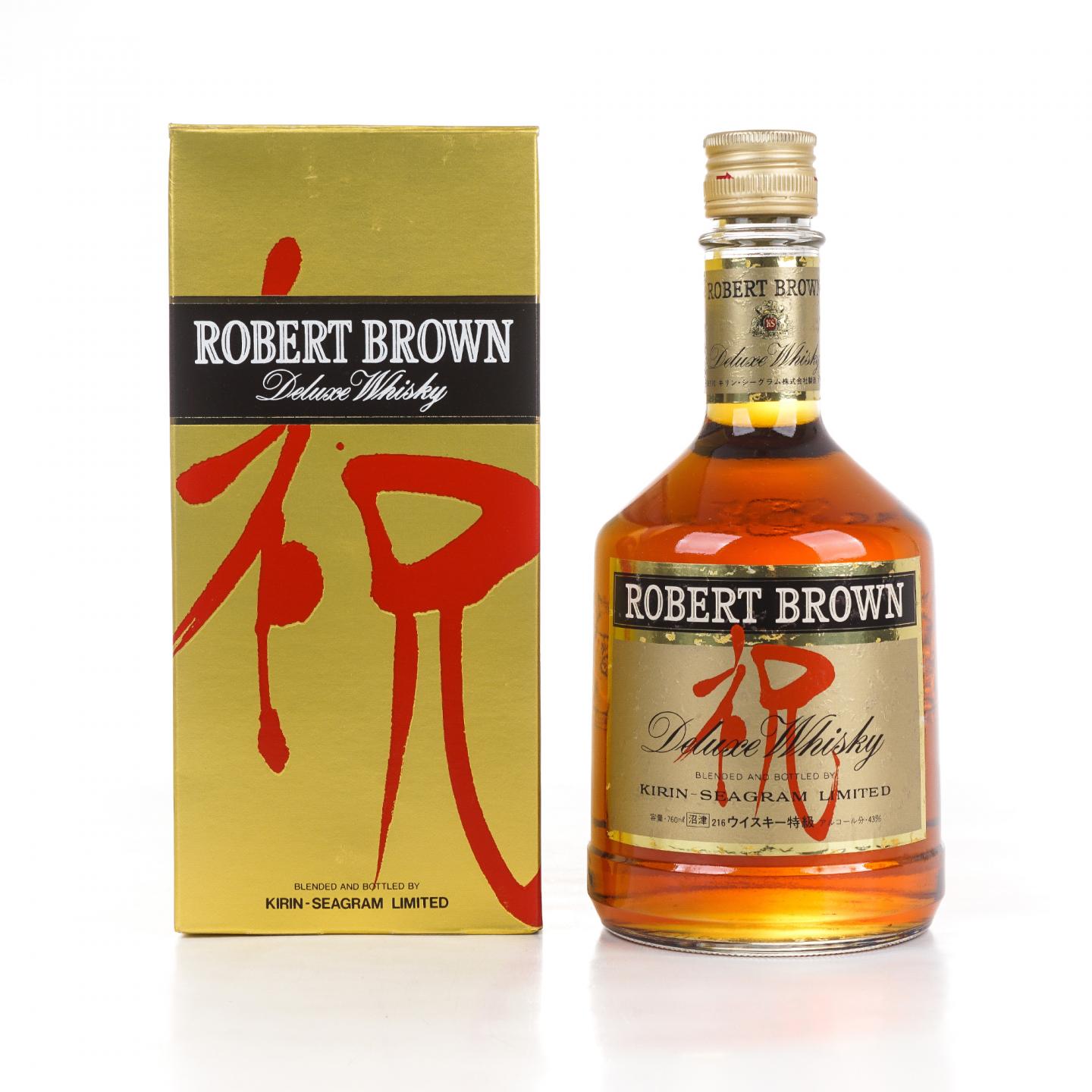 Robert Brown Deluxe Whisky 祝特级760ml_大拍-酒虫网