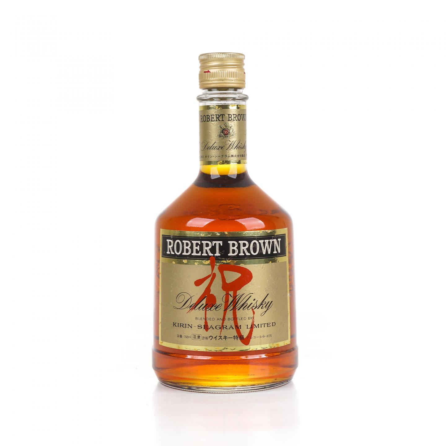 Robert Brown Deluxe Whisky 祝特级760ml_大拍-酒虫网