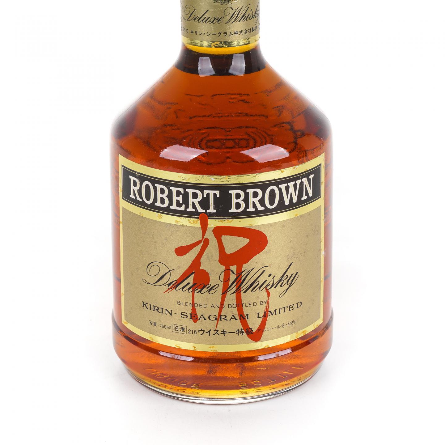 Robert Brown Deluxe Whisky 祝特级760ml_大拍-酒虫网