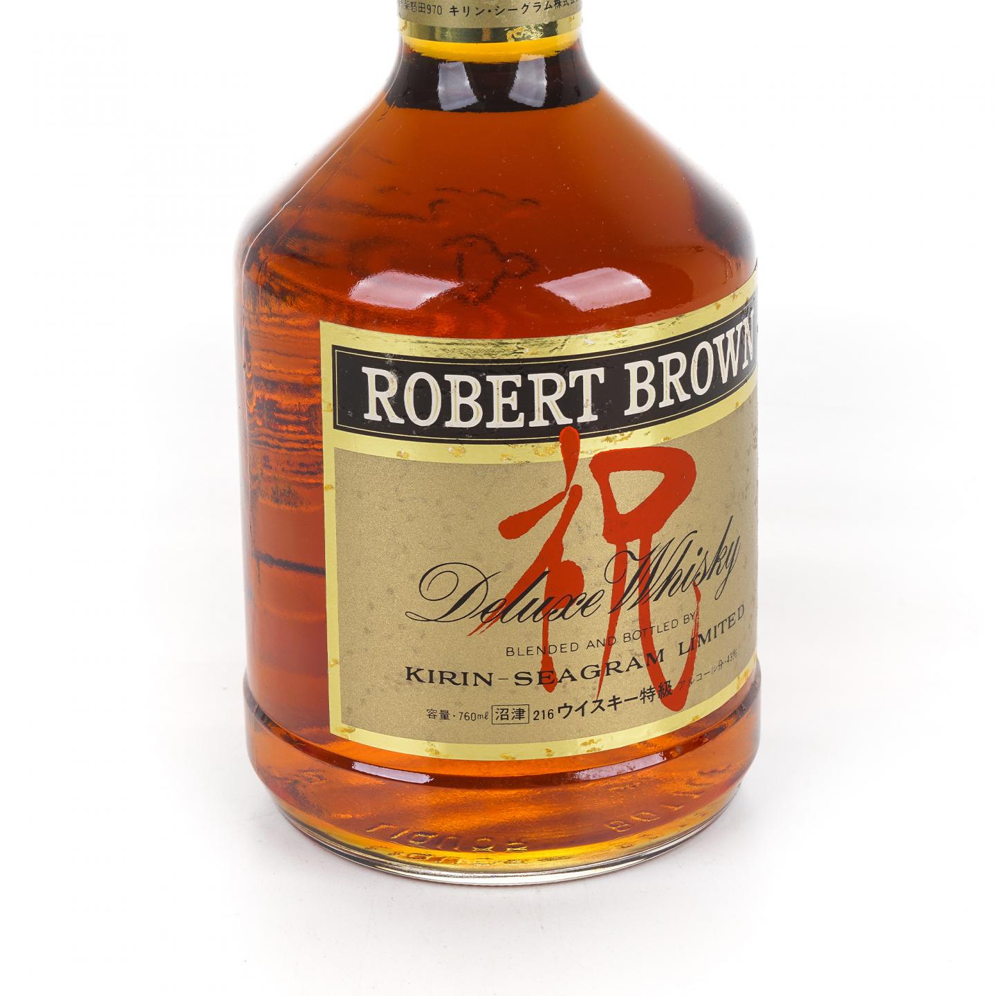 Robert Brown Deluxe Whisky 祝特级760ml_大拍-酒虫网