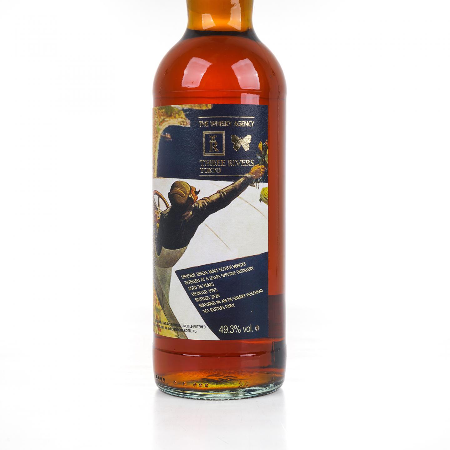 秘密斯佩塞 26年 1993-2020 雪莉桶 The Whisky Agency×三河
